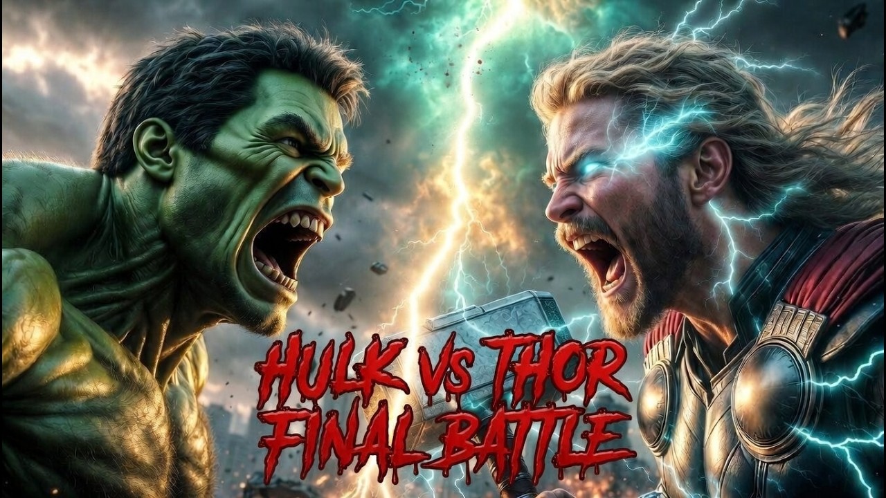 Hulk vs Thor Final Battle ⚡ Who Will Win? ⚡💚 The Last Brutal Fight