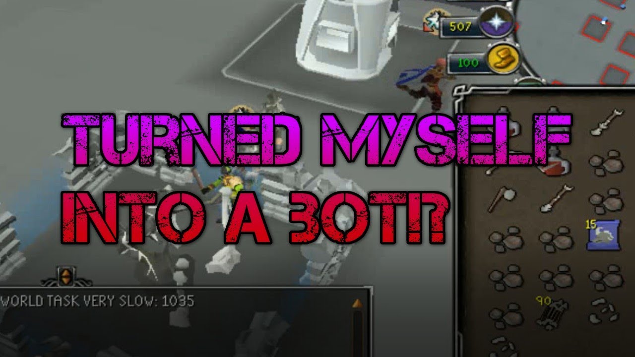 Turned Myself into a Bot!? [Best XP Anarchy RSPS]