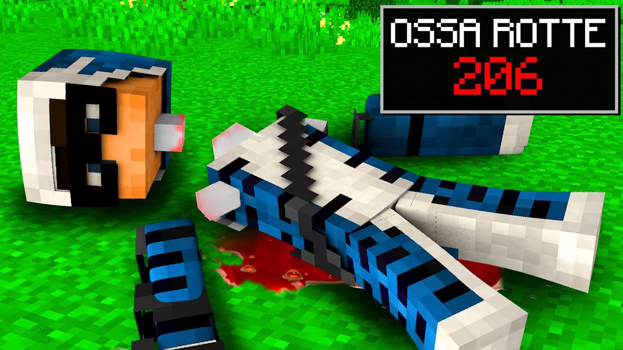 KENDAL SI ROMPE TUTTE LE OSSA SU MINECRAFT - ITA