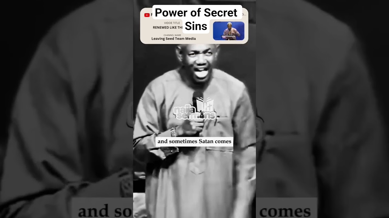 Secret sin doesn&rsquo;t stay secret forever.