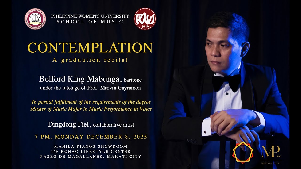 G. Mahler : Kindertotenlieder. Belford Mabunga, baritone, Dingdong Fiel, piano