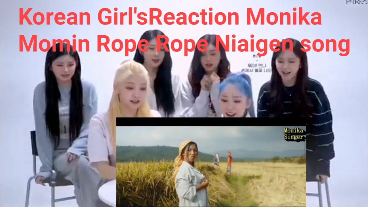 Rope Rope song Korean Girl's reaction/@Monika Singer  Korean girl's reaction
