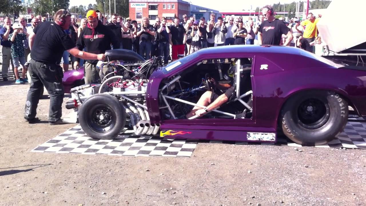 Pro mod camaro with supercharged hemi