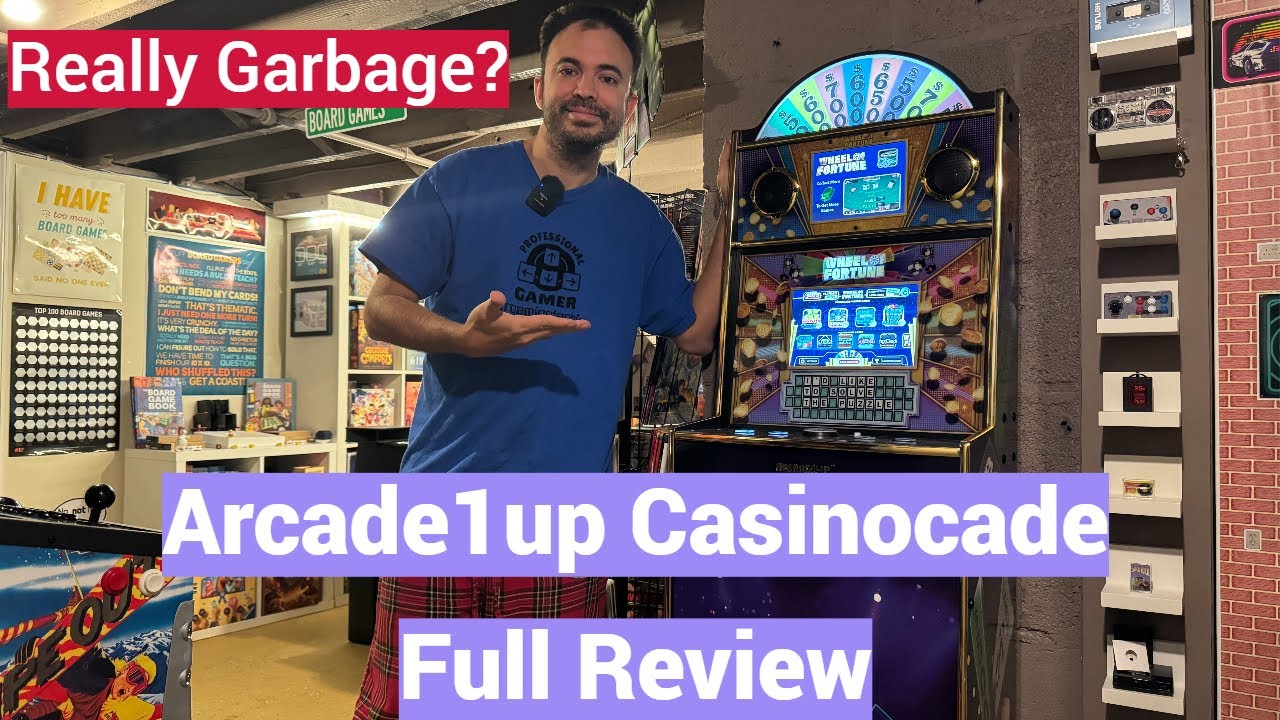 Arcade1up Casinocade Wheel Of Fortune Gameplay + Review - Why Did I Buy This 