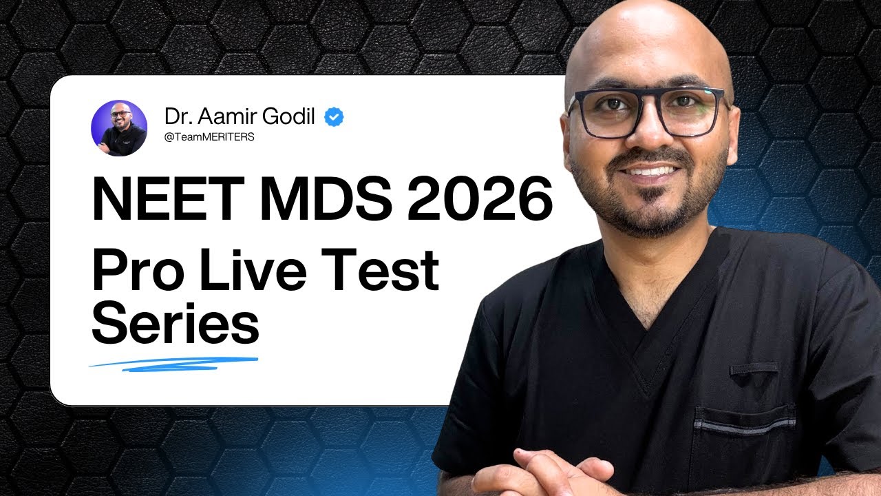 NEET MDS 2026 - Pro Live Test Series | Smart Prep | More Effective | #neetmdstestseries