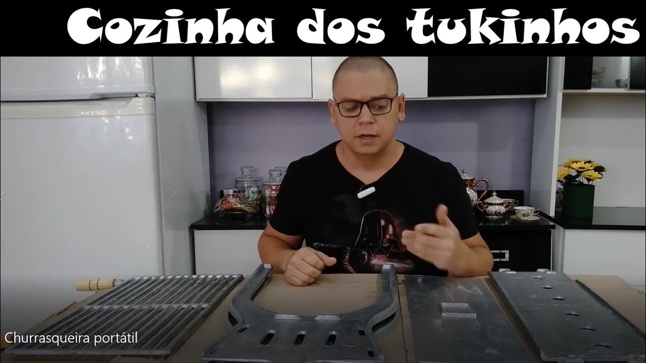 Churrasqueira portátil de Alumínio fundido é boa?