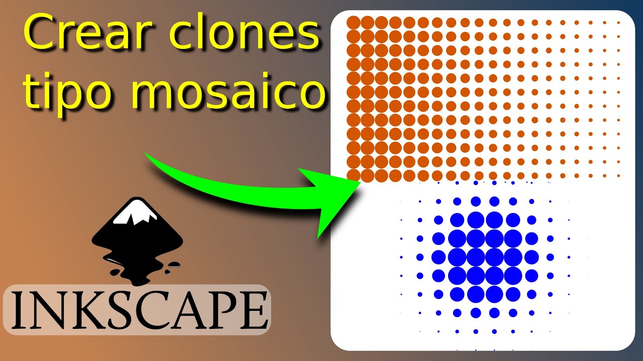 Crear clones tipo mosaico en Inkscape