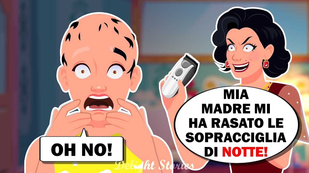 Mia madre era così gelosa di suo marito che mi ha rasato le sopracciglia