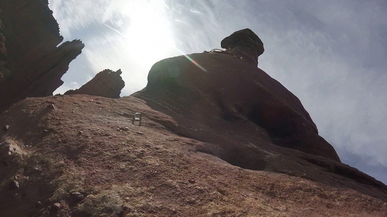Ancient art. Corkscrew tower summit. MOAB