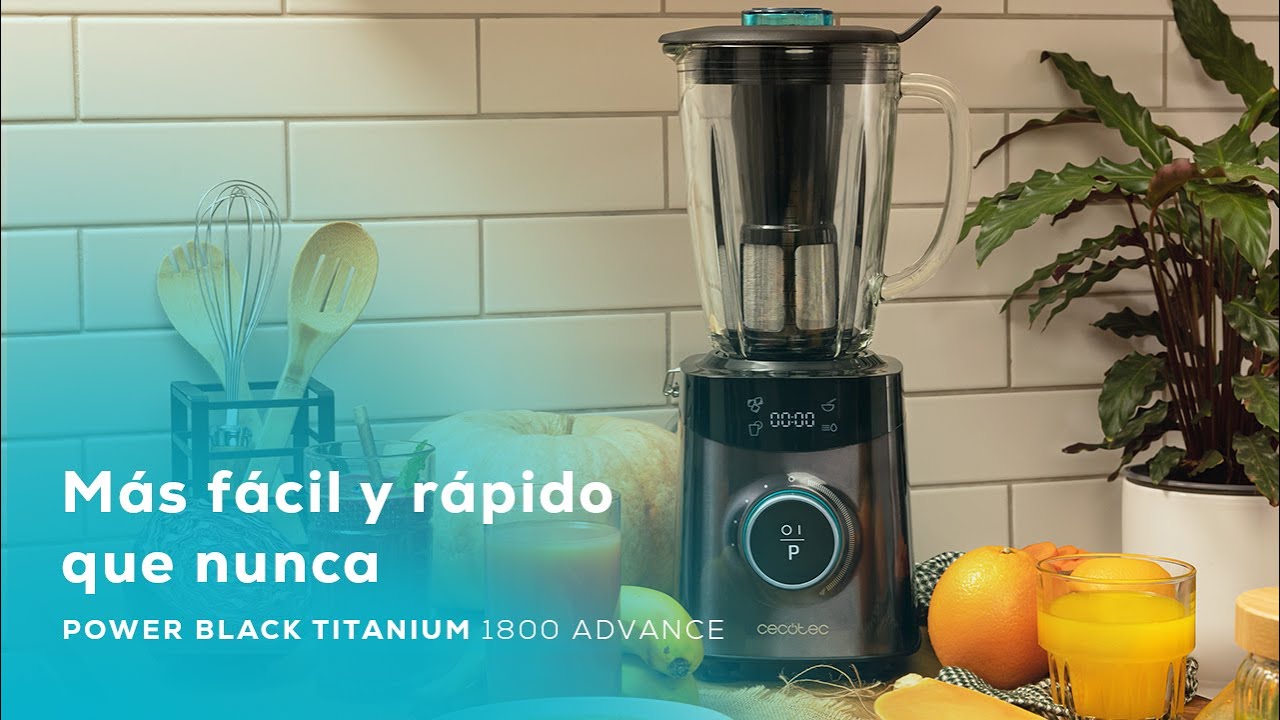Batidora de vaso Power Black Titanium 2500MAX Advance