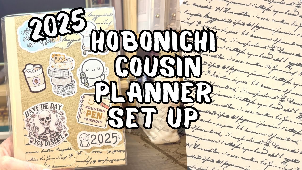 2025 Hobonichi Cousin Set Up | Planner Set Up | Plan With Meg