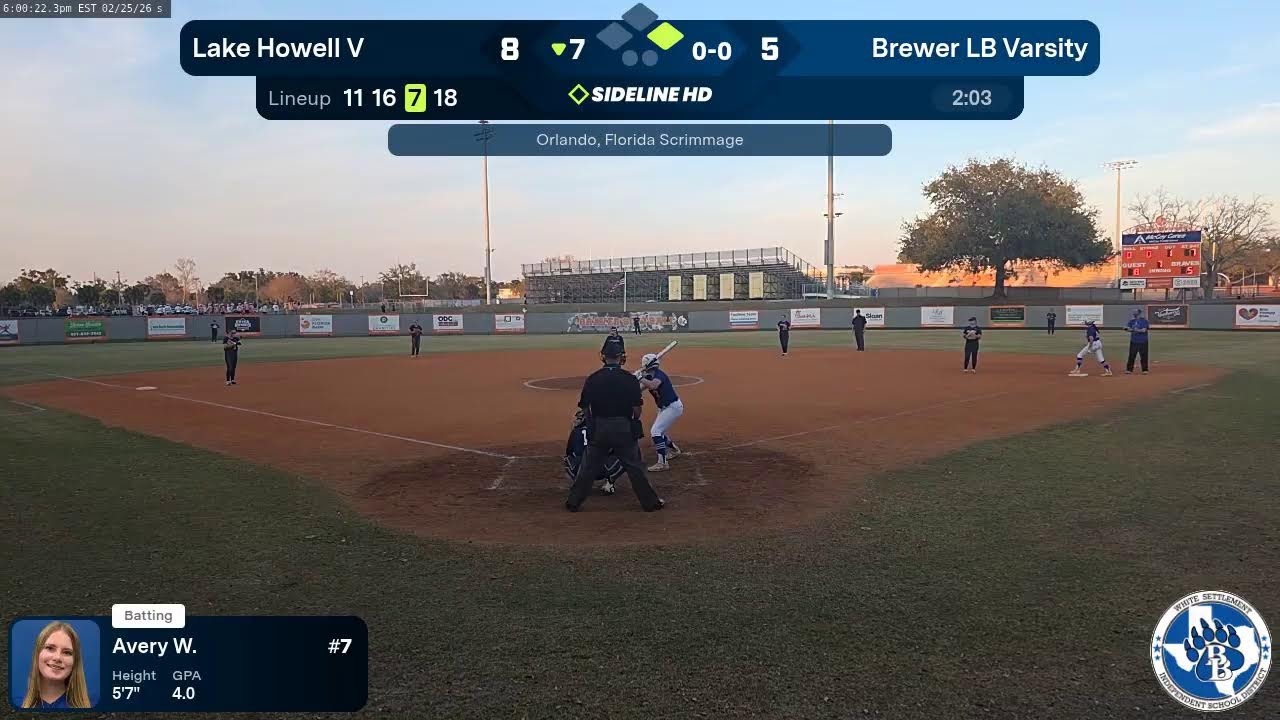 Brewer LB Varsity vs. Lake Howell V (2026.02.25)