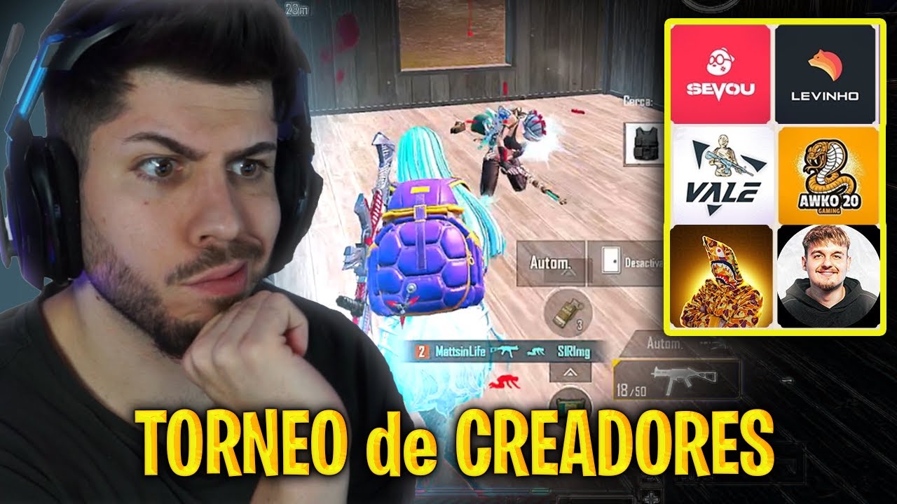 TORNEO de CREADORES de CONTENIDO  en PUBG MOBILE!