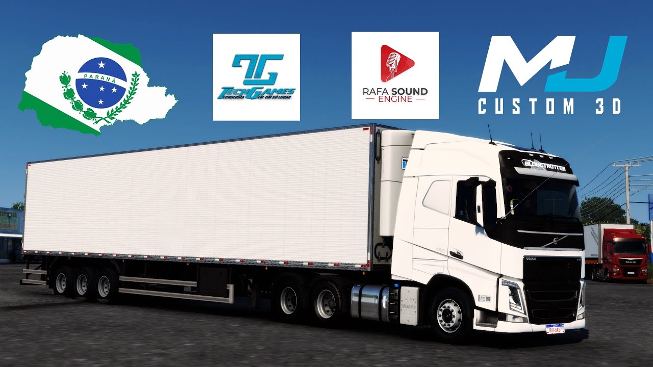 🚛 4K [POV] VOLVO FH 460 SOM REALISTA BAÚ FRIGORÍFICO - MAPA SUL PARANÁ Campo do Tenente p/ Curitiba.