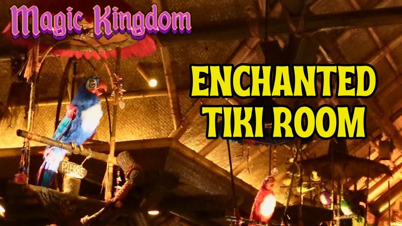[4K] Walt Disney's Enchanted Tiki Room FULL SHOW and PRE-SHOW at Magic Kingdom