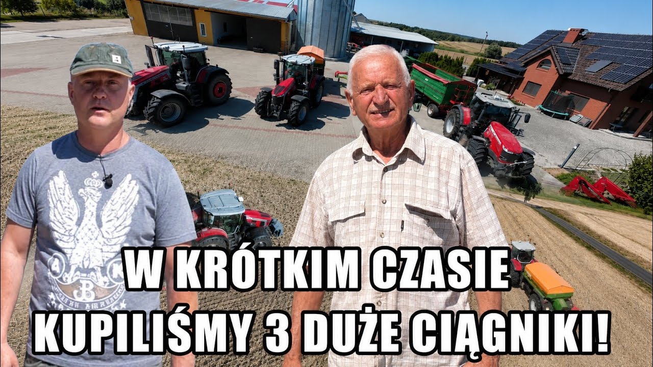 Uprawiają 400 hektar&oacute;w ale maszyn maja na 1000. W kr&oacute;tkim czasie wymienili wszystkie ciągniki!