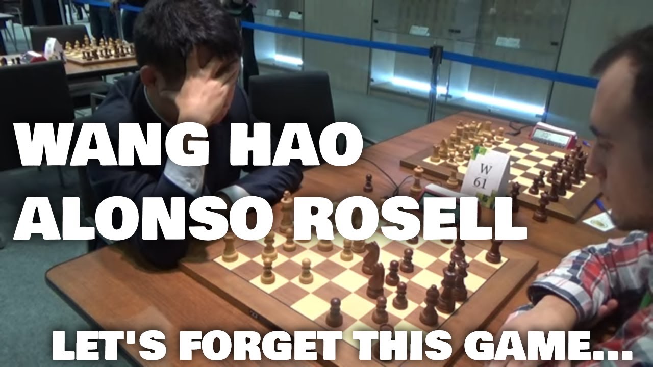 Pressing the candidate! | Wang Hao - Alonso Rosell | Najdorf Sicilian