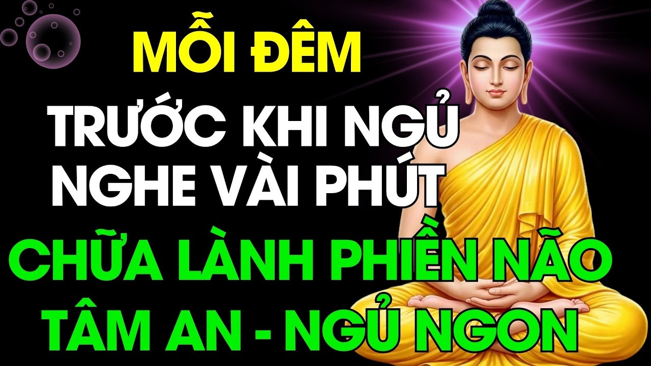Trước Khi Ngủ Nghe Lời Phật Dạy: Chữa Lành Phiền Não, Tâm An Ngủ Ngon, Đời Hết Khổ