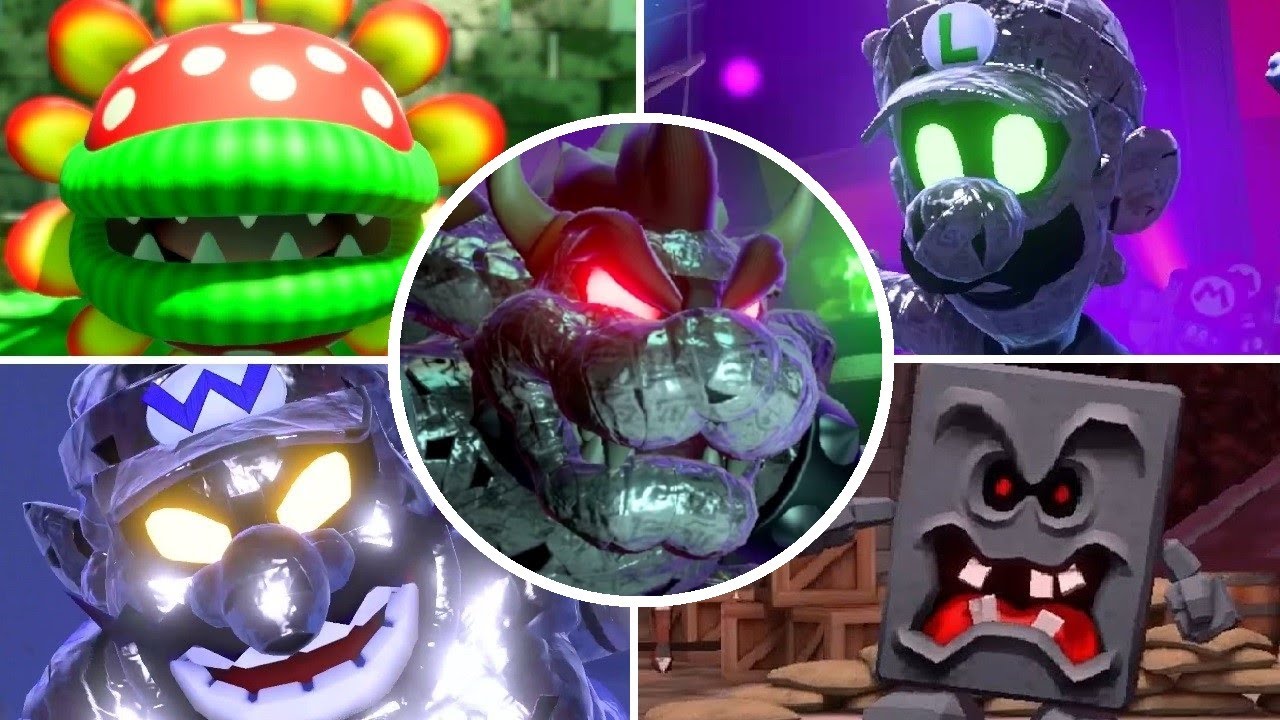 Mario Tennis Aces - All Bosses