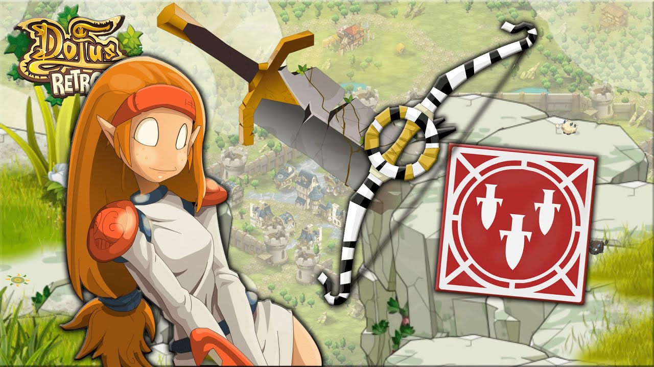 Un Iop feu/air en Arc Oleptik et de jolies Tempêtes de Puissance 🔥 PVP Dofus Retro
