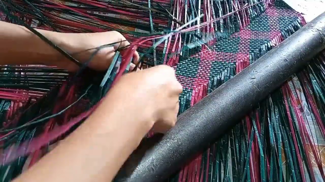 I made my first Mat Tikog Weaving