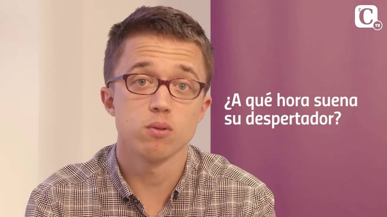 Íñigo Errejón responde al test de El Confidencial