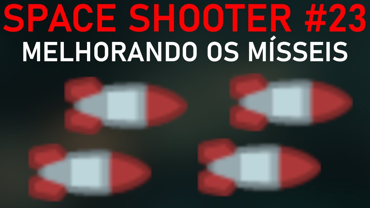 Space Shooter #23 - Ajustando os misseis { Game Maker Studio 2 }