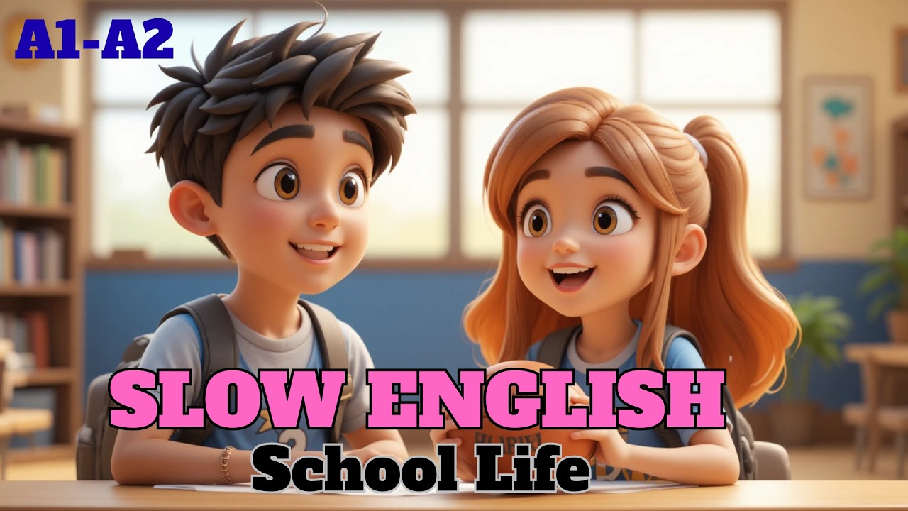 School Life Conversation | English Listening Practice For Start Learning English A1-A2