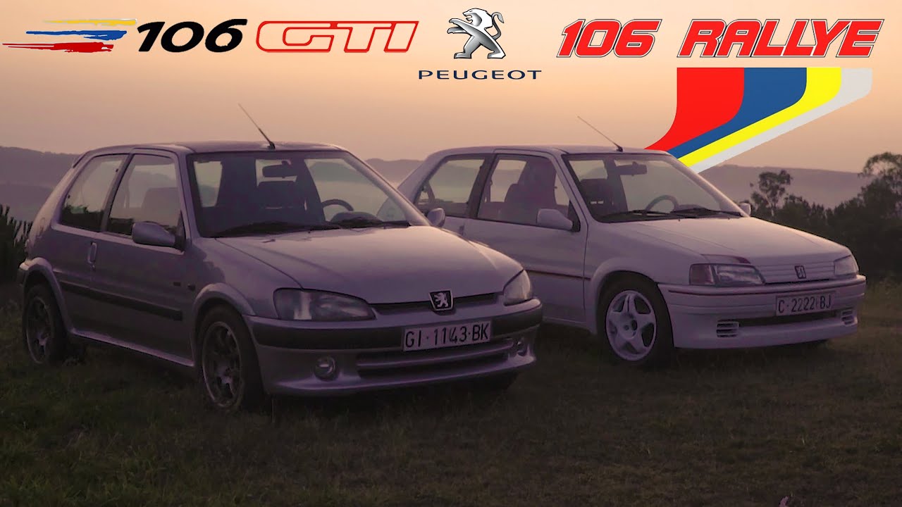 Peugeot 106 GTi vs 106 RALLYE