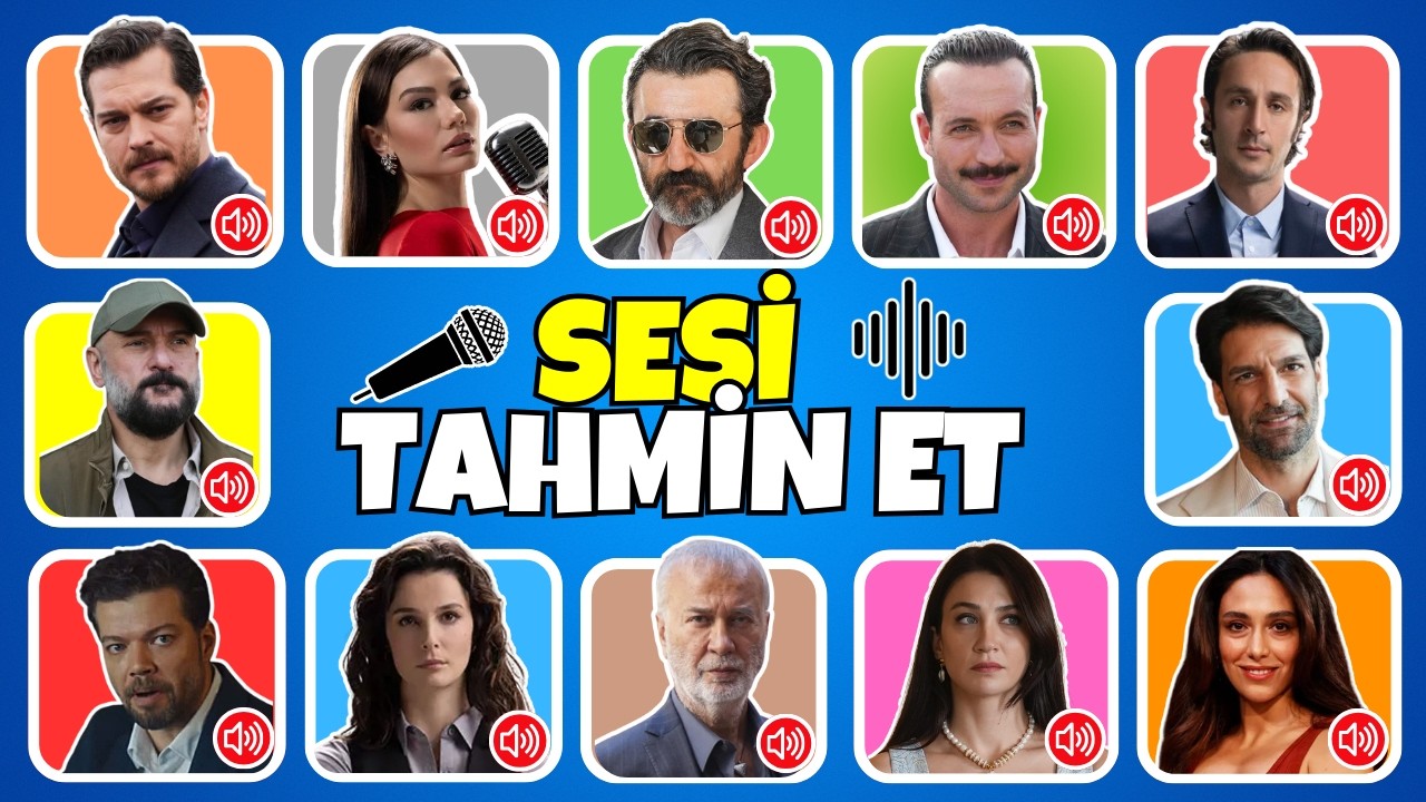 Eşref R&uuml;ya Dizisi SES BULMACA 📣🔥 Eşref R&uuml;ya Oyuncularını Seslerinden Tahmin Et | Eşref R&uuml;ya Testi