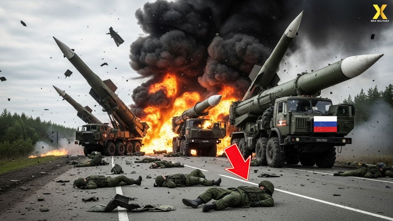 Ukraine HIMARS Strike Destroys Russian Convoy