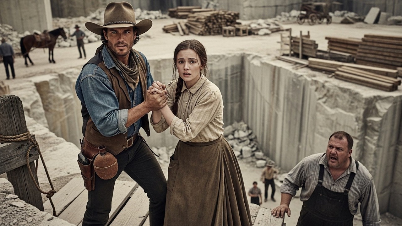 Quarry Foreman Forced Her To Work Dangerous Heights, Cowboy Pulled Her Down And Got Her Safer Work