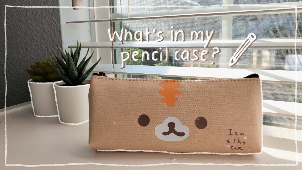 what's in my pencil case?