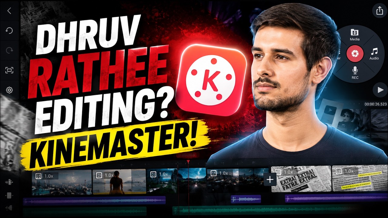 Edit Like Dhruv Rathee in KineMaster | 10 Powerful Documentary Editing Techniques (2026)