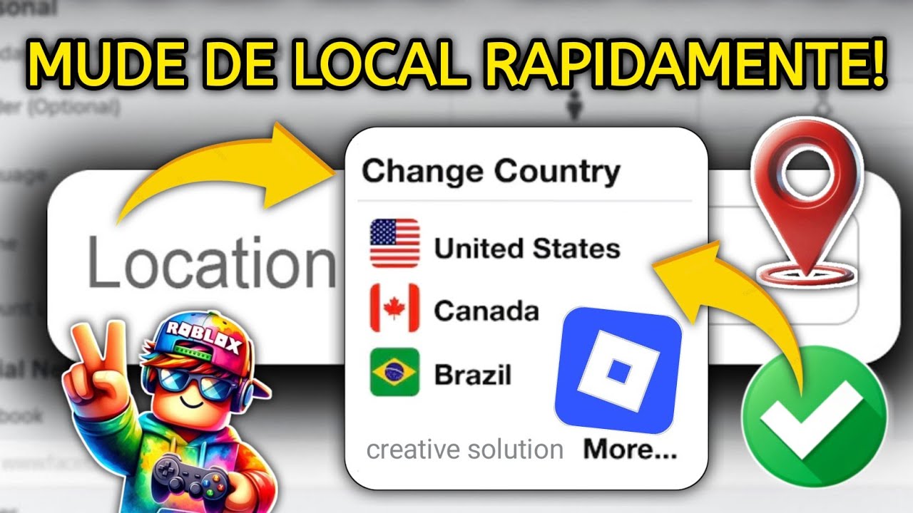 Como Alterar a Localização na Conta Roblox | Mudar o País do Roblox Facilmente em 2026