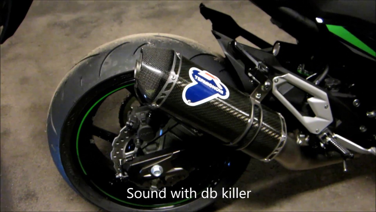 2016 Kawasaki Z800 Termignoni Carbon Installation