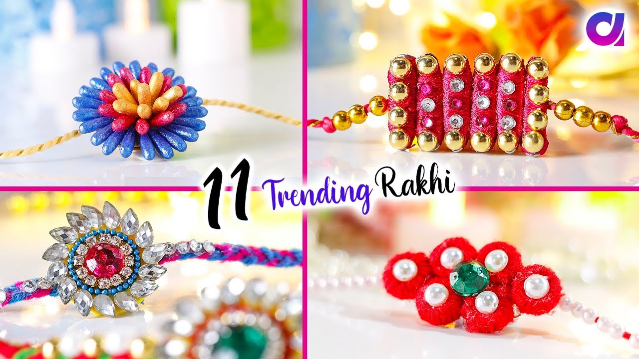 11 Trending Rakhi Ideas from waste | राखी बनाने का तरीका | Best out of waste | Artkala