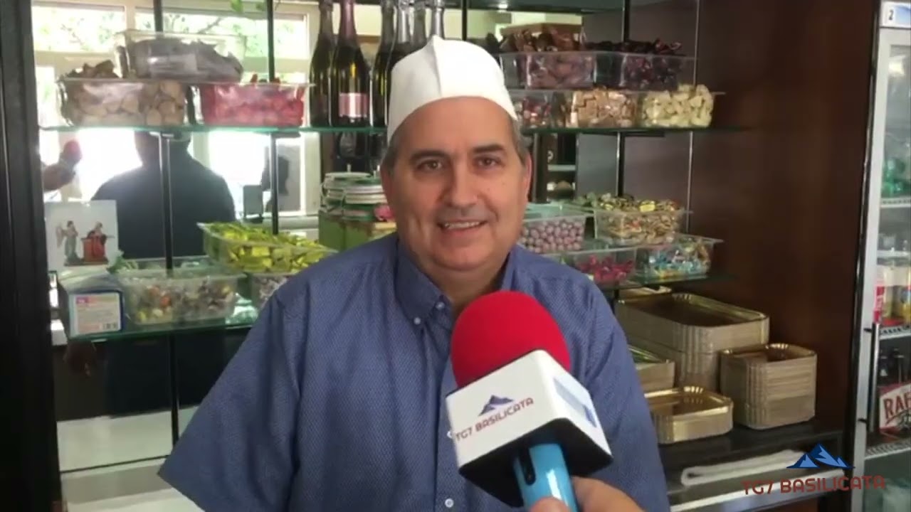 TG7 Basilicata Scanzano Jonico. Intervista a Salvatore Di Trani - pasticciere