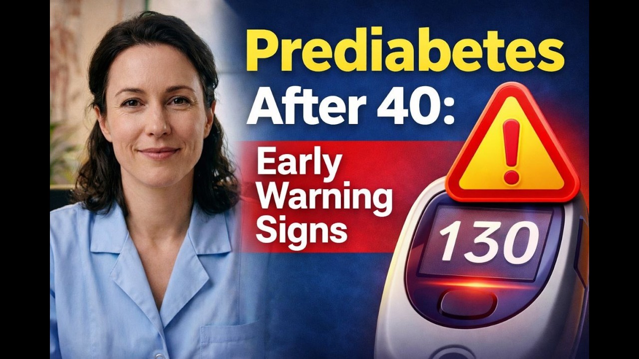 Prediabetes after 40: Early warning signs