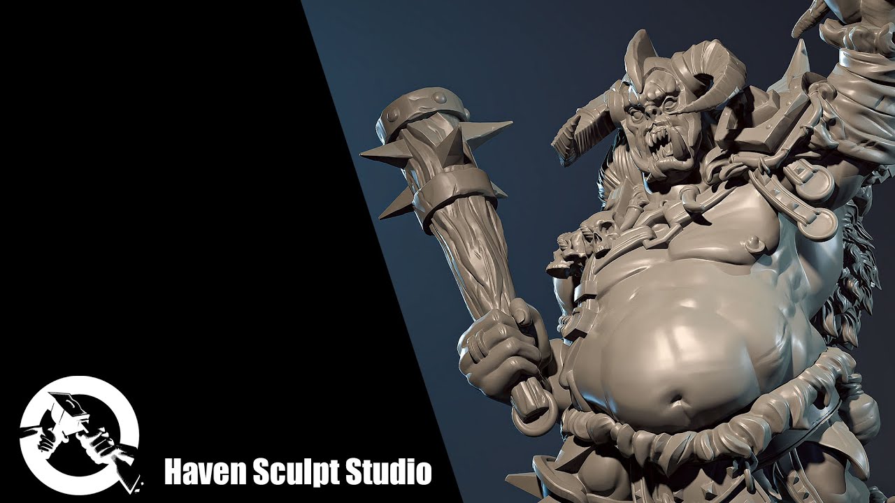Zbrush Miniature Timelapse Sculpting.
