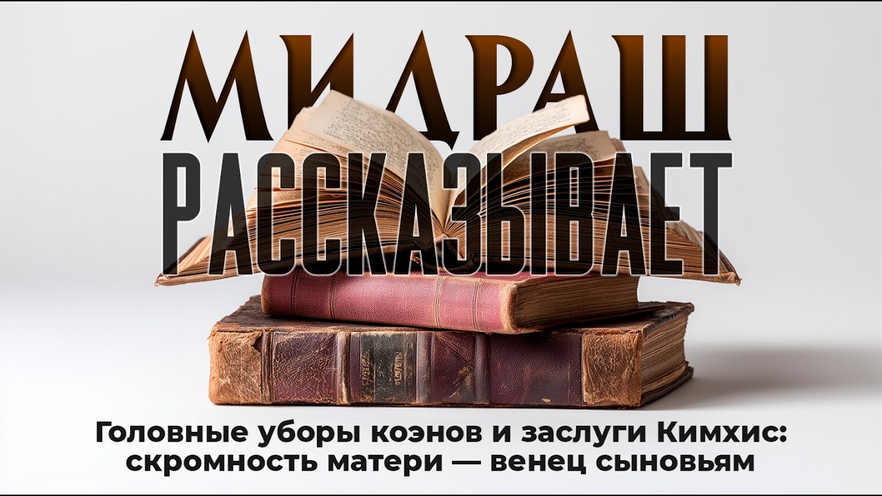 🔥 Головные уборы коэнов и заслуги Кимхис: скромность матери — венец сыновьям. Мидраш (Тецаве 9)