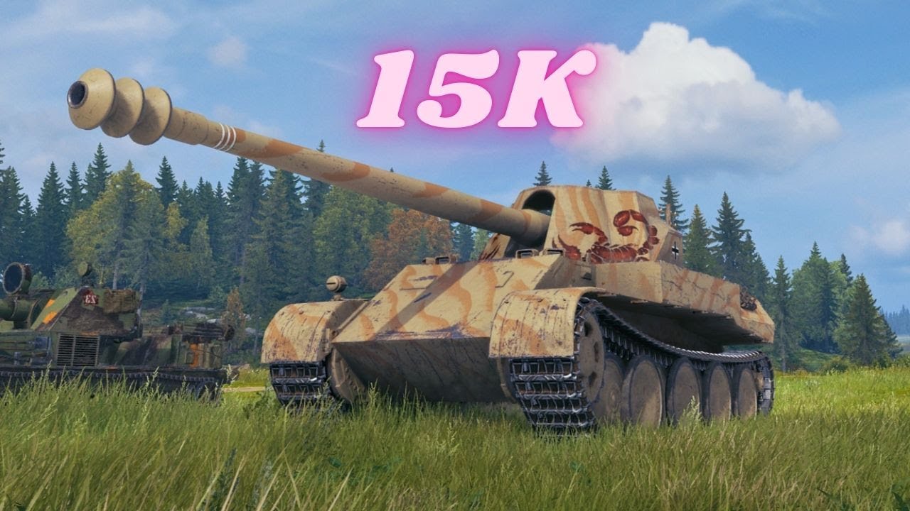 15 tys. obrażeń ze Scorpion G 8,2 tys. i Scorpion G 7,2 tys. 8 zab&oacute;jstw w World of Tanks