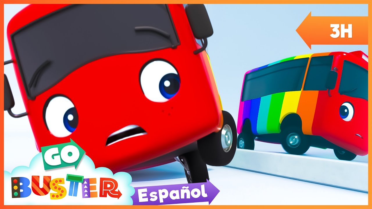 BUSTER EL ARCOIRIS | Go Buster en Español | 3 HORAS de Go Buster | Dibujos Animados para niños