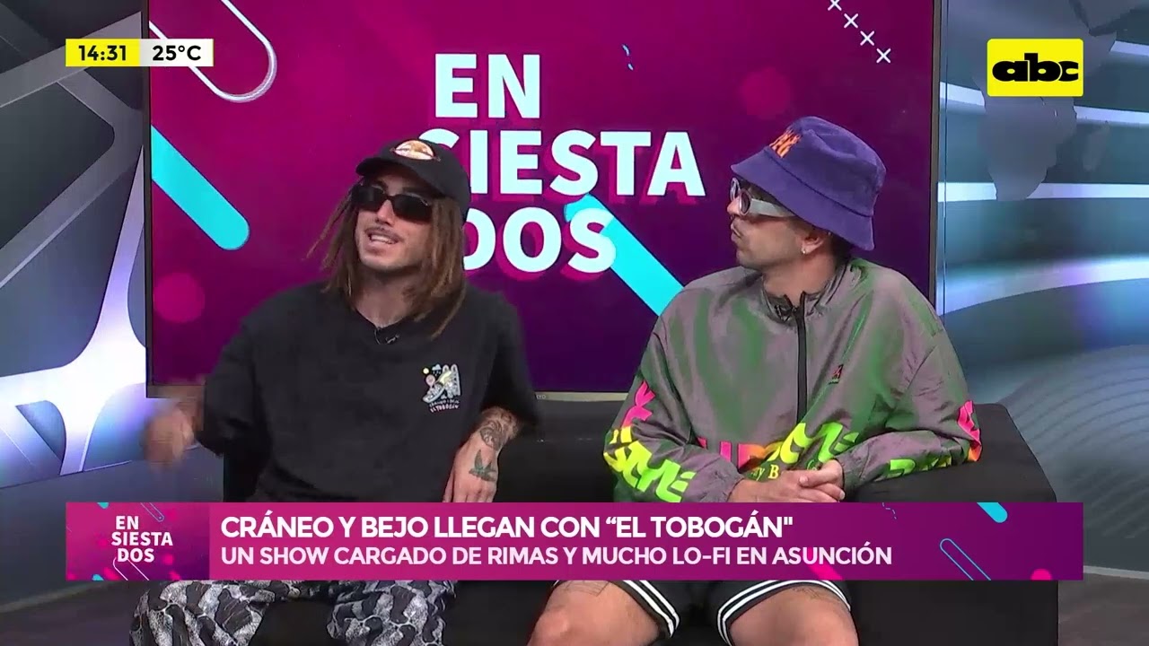 Cráneo y Bejo llegan con su tour “El Tobogán”