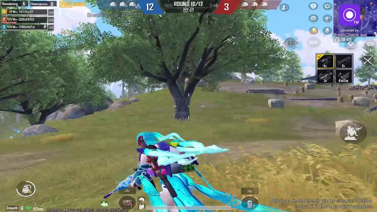 Broadcast powered by StreamChamp