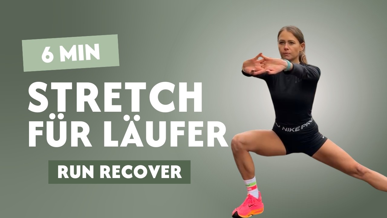 6 Min Stretch für Läufer | Regeneration nach dem Laufen
