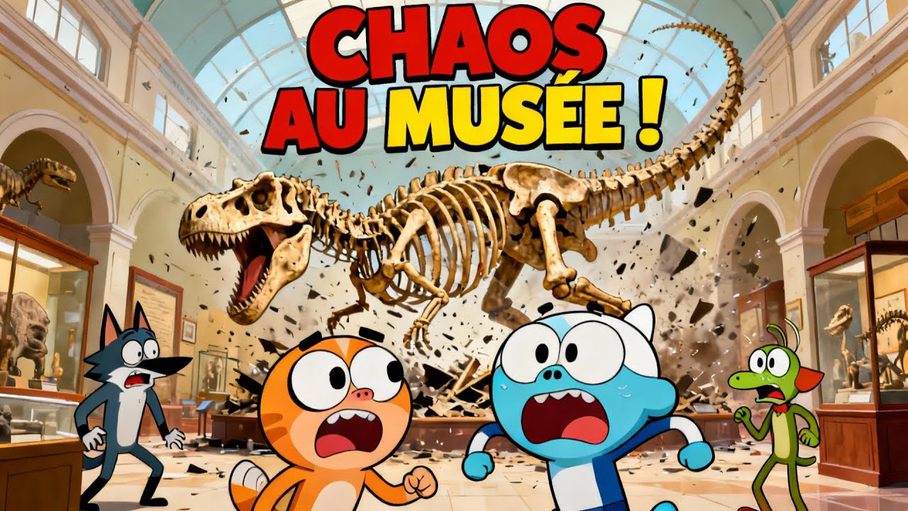 CHAOS au MUSÉE ! | L'Aventure la plus folle de Gumball & Rigby