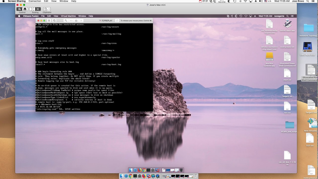 Sending Linux logs to QRadar (rsyslog.conf)