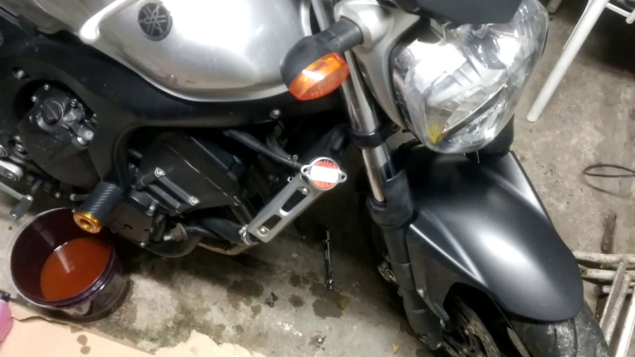 Troca do fluido Agua radiador Fz6, Hornet, Xj6 Moto