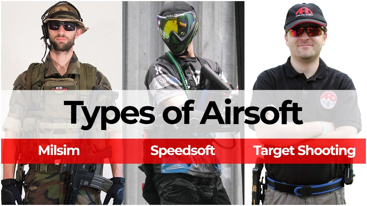 Types of Airsoft - Milsim, Speedsoft & Target Shooting